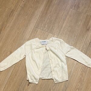 Old Navy Light Cream Button-Up Cardigan